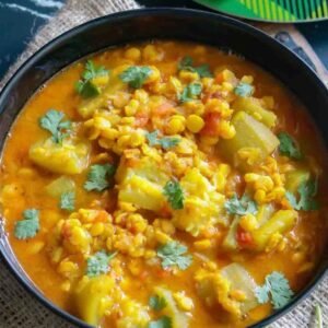 Dudhi Dal Subji (Lauki Chana Dal)