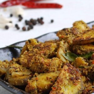 Raw Banana Dry Stir-Fry